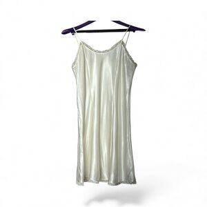 Vintage Erika Taylor Satin Slip Dress – Made in Hong Kong Large